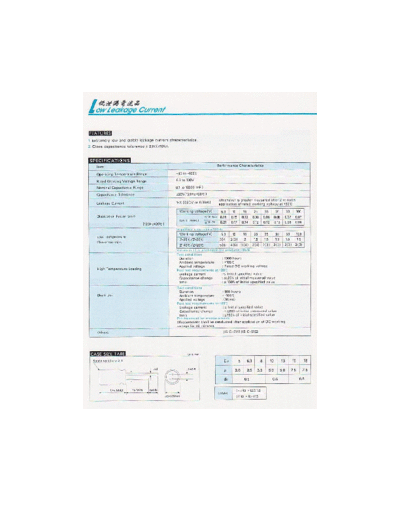 KSC [King-Sun] KSC [radial thru-hole] SL Series  . Electronic Components Datasheets Passive components capacitors KSC [King-Sun] KSC [radial thru-hole] SL Series.pdf