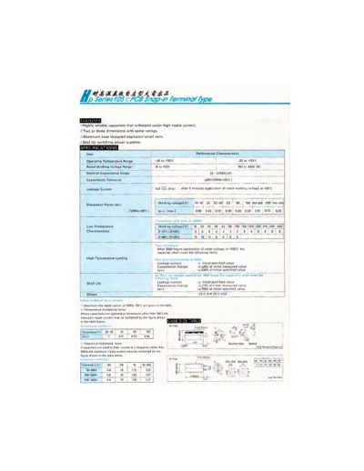 KSC [King-Sun] KSC [snap-in] HR [HP] Series  . Electronic Components Datasheets Passive components capacitors KSC [King-Sun] KSC [snap-in] HR [HP] Series.pdf