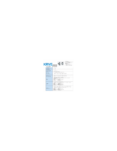 Kome [SMD] KRVE Series  . Electronic Components Datasheets Passive components capacitors Kome Kome [SMD] KRVE Series.pdf