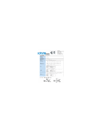 Kome [SMD] KRVW Series  . Electronic Components Datasheets Passive components capacitors Kome Kome [SMD] KRVW Series.pdf