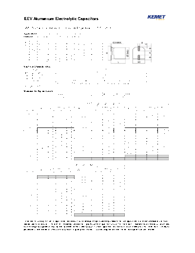 Kemet Kemet [smd] EEV Series  . Electronic Components Datasheets Passive components capacitors Kemet Kemet [smd] EEV Series.pdf