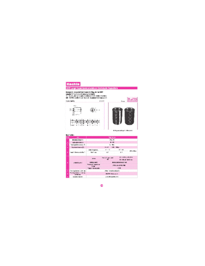 Koshin [non-polar lug] KMT Series  . Electronic Components Datasheets Passive components capacitors Koshin Koshin [non-polar lug] KMT Series.pdf