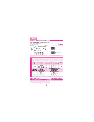 Koshin [non-polar radial] KRN Series  . Electronic Components Datasheets Passive components capacitors Koshin Koshin [non-polar radial] KRN Series.pdf