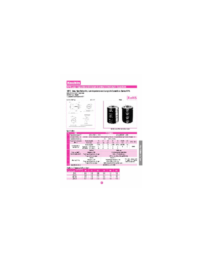 Koshin [snap-in] KPH Series  . Electronic Components Datasheets Passive components capacitors Koshin Koshin [snap-in] KPH Series.pdf