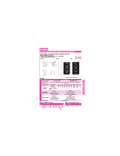 Koshin [snap-in] K4L Series  . Electronic Components Datasheets Passive components capacitors Koshin Koshin [snap-in] K4L Series.pdf