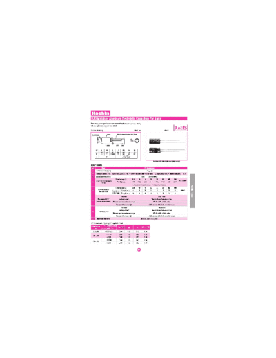 Koshin [radial thru-hole] KA3 Series  . Electronic Components Datasheets Passive components capacitors Koshin Koshin [radial thru-hole] KA3 Series.pdf