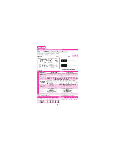 Koshin [radial thru-hole] KLH Series  . Electronic Components Datasheets Passive components capacitors Koshin Koshin [radial thru-hole] KLH Series.pdf