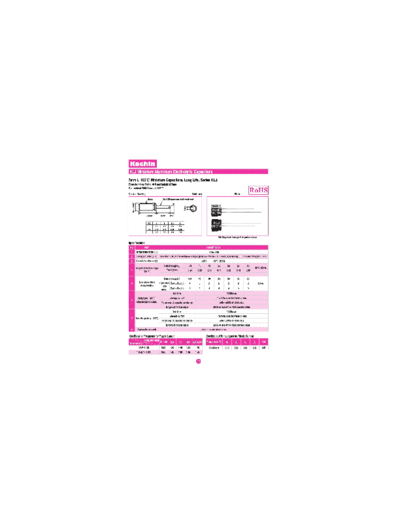 Koshin [radial thru-hole] KLJ Series  . Electronic Components Datasheets Passive components capacitors Koshin Koshin [radial thru-hole] KLJ Series.pdf