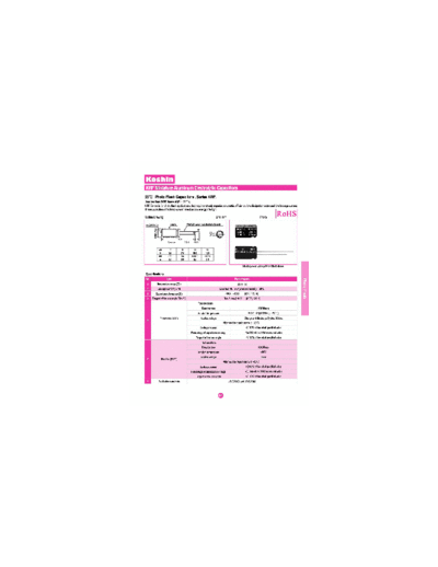 Koshin [radial thru-hole] KRF Series  . Electronic Components Datasheets Passive components capacitors Koshin Koshin [radial thru-hole] KRF Series.pdf