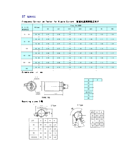 HEC HEC [radial] ST series  . Electronic Components Datasheets Passive components capacitors HEC HEC [radial] ST series.pdf