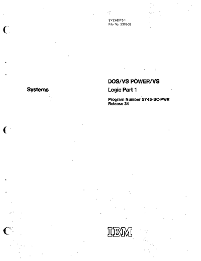 IBM SY33-8576-1 DOS VS POWER VS Logic Part 1 Apr77  IBM 370 DOS_VS plm SY33-8576-1_DOS_VS_POWER_VS_Logic_Part_1_Apr77.pdf