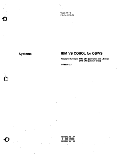 IBM GC26-3857-3 IBM VS COBOL for OS VS Rel 2.4 Aug83  IBM 370 OS_VS cobol GC26-3857-3_IBM_VS_COBOL_for_OS_VS_Rel_2.4_Aug83.pdf