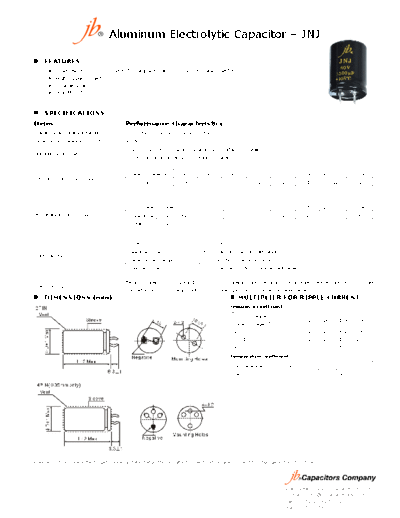 JB Capacitors [Snap-in] JNJ Series  . Electronic Components Datasheets Passive components capacitors JB JB Capacitors [Snap-in] JNJ Series.pdf