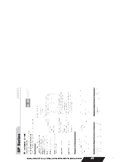 Junzl [non-polar radial] SP Series  . Electronic Components Datasheets Passive components capacitors Junzl Junzl [non-polar radial] SP Series.pdf