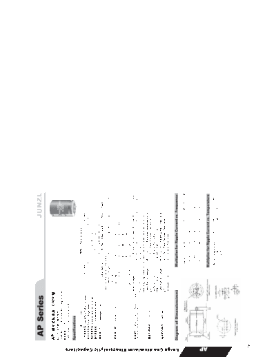 Junzl [lug-terminal] AP Series  . Electronic Components Datasheets Passive components capacitors Junzl Junzl [lug-terminal] AP Series.pdf