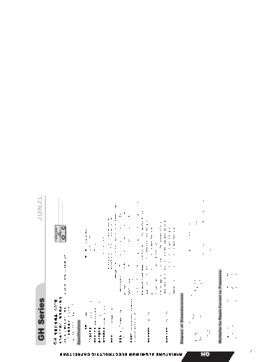 Junzl [radial thru-hole] GH Series  . Electronic Components Datasheets Passive components capacitors Junzl Junzl [radial thru-hole] GH Series.pdf