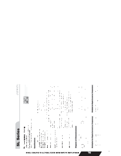 Junzl [radial thru-hole] SL Series  . Electronic Components Datasheets Passive components capacitors Junzl Junzl [radial thru-hole] SL Series.pdf