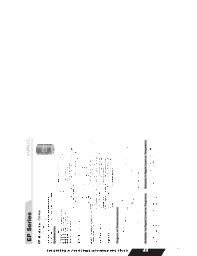 Junzl [snap-in] EP Series  . Electronic Components Datasheets Passive components capacitors Junzl Junzl [snap-in] EP Series.pdf