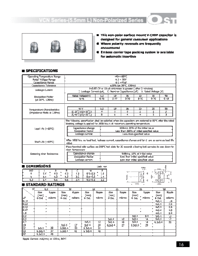 OST [non-polar smd] VCN  . Electronic Components Datasheets Passive components capacitors OST OST [non-polar smd] VCN.pdf