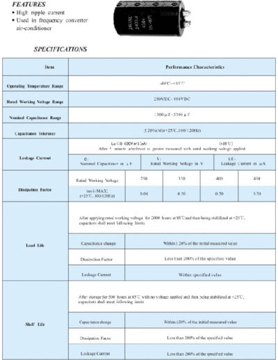 Lscon (Wanko] Lscon [lug-terminal] TN Series  . Electronic Components Datasheets Passive components capacitors Lscon (Wanko] Lscon [lug-terminal] TN Series.pdf