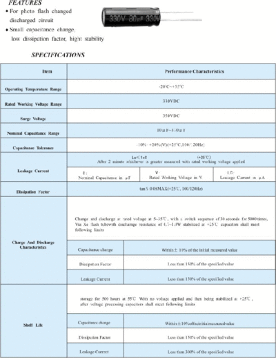 Lscon (Wanko] Lscon [radial thru-hole] SF Series  . Electronic Components Datasheets Passive components capacitors Lscon (Wanko] Lscon [radial thru-hole] SF Series.pdf