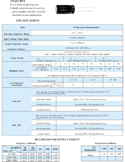 Lscon (Wanko] Lscon [radial thru-hole] PR Series  . Electronic Components Datasheets Passive components capacitors Lscon (Wanko] Lscon [radial thru-hole] PR Series.pdf