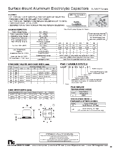 NIC NIC [smd] NAWP Series  . Electronic Components Datasheets Passive components capacitors NIC NIC [smd] NAWP Series.pdf