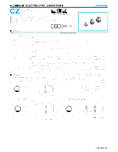 Nichicon [SMD] CZ Series  . Electronic Components Datasheets Passive components capacitors Nichicon Nichicon [SMD] CZ Series.pdf