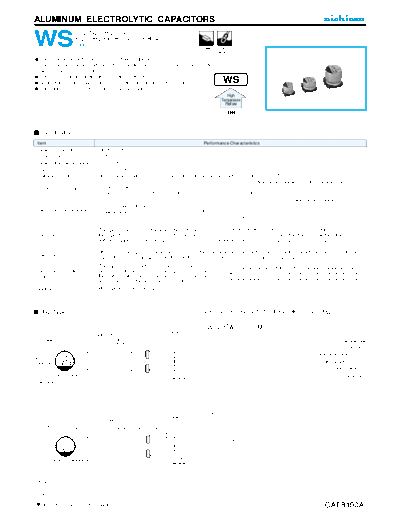 Nichicon [SMD] WS Series  . Electronic Components Datasheets Passive components capacitors Nichicon Nichicon [SMD] WS Series.pdf
