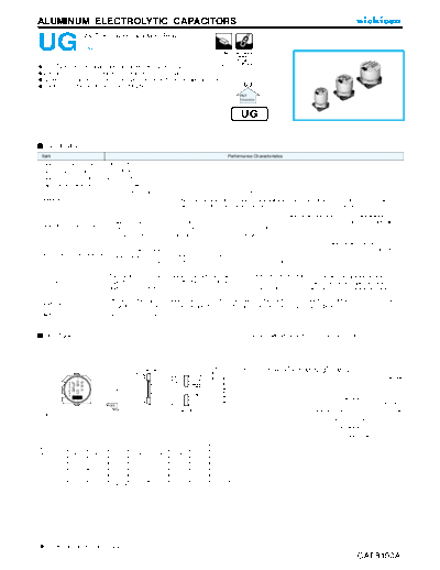 Nichicon [SMD] UG Series  . Electronic Components Datasheets Passive components capacitors Nichicon Nichicon [SMD] UG Series.pdf