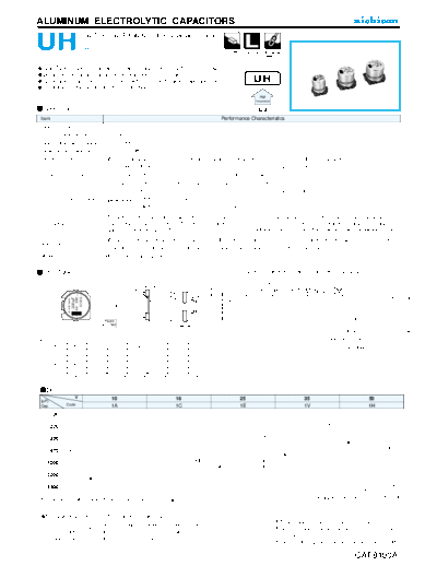 Nichicon [SMD] UH Series  . Electronic Components Datasheets Passive components capacitors Nichicon Nichicon [SMD] UH Series.pdf