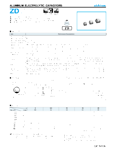 Nichicon [SMD] ZD Series  . Electronic Components Datasheets Passive components capacitors Nichicon Nichicon [SMD] ZD Series.pdf