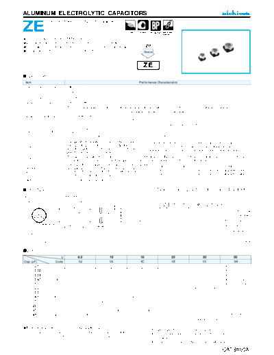 Nichicon [bi-polar SMD] ZE Series  . Electronic Components Datasheets Passive components capacitors Nichicon Nichicon [bi-polar SMD] ZE Series.pdf