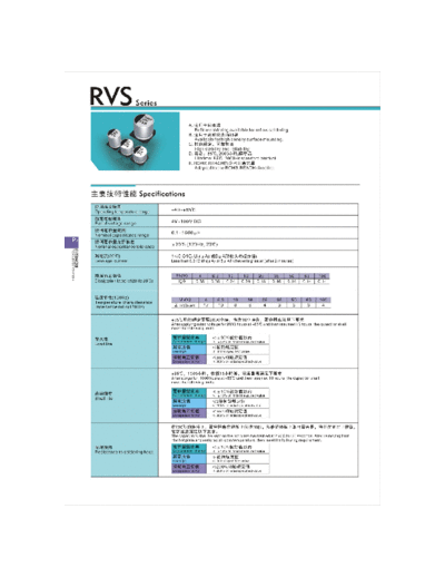 SINDECON [smd] RVS Series  . Electronic Components Datasheets Passive components capacitors SINDECON Sindecon [smd] RVS Series.pdf