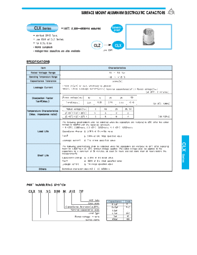 Samyoung [smd] CLX Series  . Electronic Components Datasheets Passive components capacitors Samyoung Samyoung [smd] CLX Series.pdf