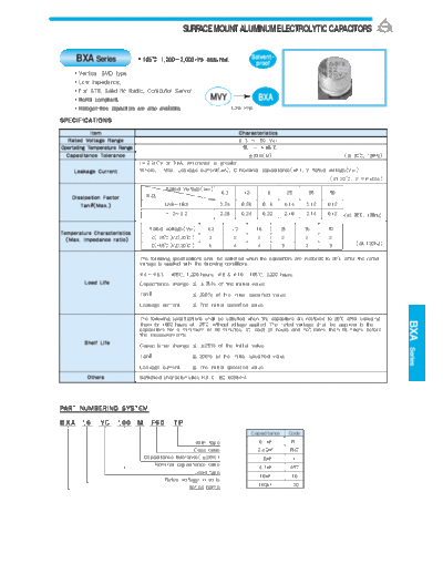 Samyoung [smd] BXA Series  . Electronic Components Datasheets Passive components capacitors Samyoung Samyoung [smd] BXA Series.pdf