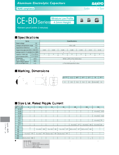 Sanyo Sanyo [smd] BD Series  . Electronic Components Datasheets Passive components capacitors Sanyo Sanyo [smd] BD Series.pdf