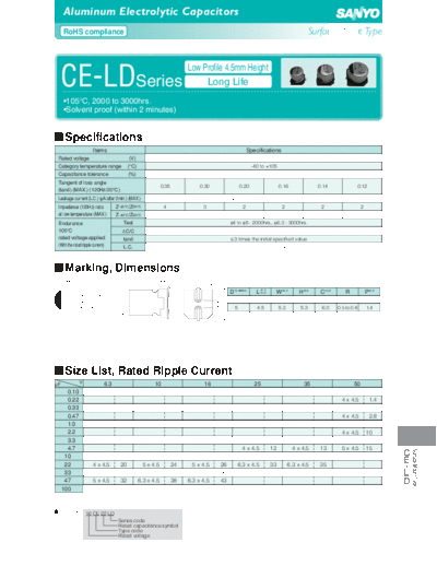 Sanyo Sanyo [smd] LD Series  . Electronic Components Datasheets Passive components capacitors Sanyo Sanyo [smd] LD Series.pdf