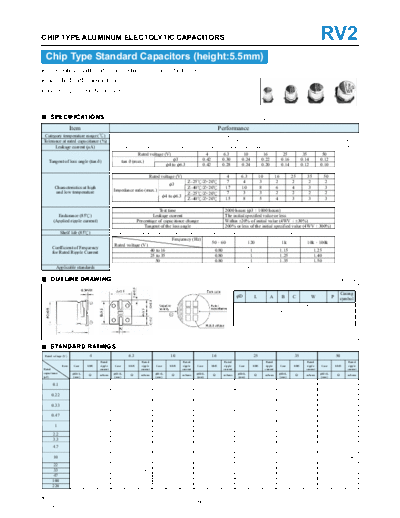 Stone Stone [smd] RV2 Series  . Electronic Components Datasheets Passive components capacitors Stone Stone [smd] RV2 Series.pdf