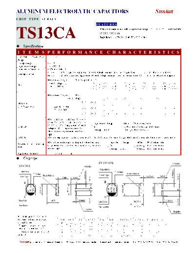 Suntan [smd] TS13CA Series  . Electronic Components Datasheets Passive components capacitors Suntan Suntan [smd] TS13CA Series.pdf