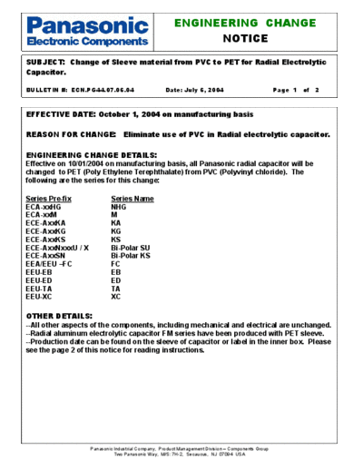 Panasonic 2004 Date decode  . Electronic Components Datasheets Passive components capacitors Panasonic Panasonic 2004 Date decode.pdf