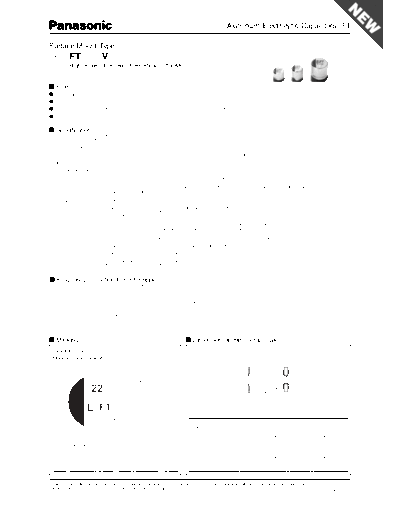 Panasonic [smd] FT Series  . Electronic Components Datasheets Passive components capacitors Panasonic Panasonic [smd] FT Series.pdf