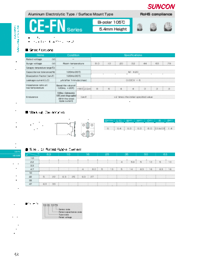 Suncon [SMD] CE-FN Series  . Electronic Components Datasheets Passive components capacitors Suncon Suncon [SMD] CE-FN Series.pdf