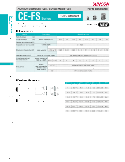 Suncon [SMD] CE-FS Series 1-2  . Electronic Components Datasheets Passive components capacitors Suncon Suncon [SMD] CE-FS Series 1-2.pdf