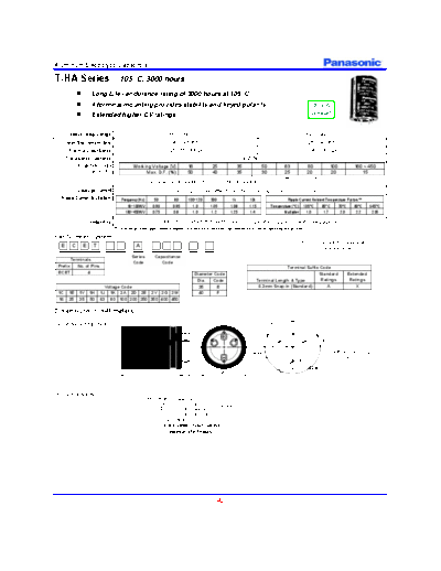 Panasonic [snap-in] T-HA series  . Electronic Components Datasheets Passive components capacitors Panasonic Panasonic [snap-in] T-HA series.pdf