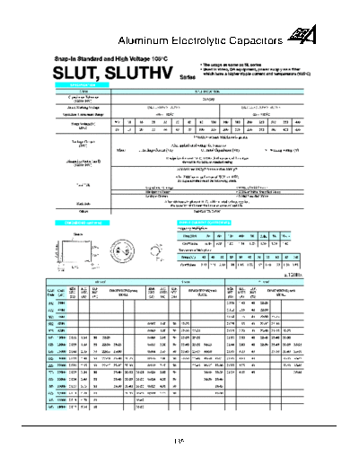 RG-Allen [snap-in] SLUT-SLUTHV Series  . Electronic Components Datasheets Passive components capacitors RG-Allen RG-Allen [snap-in] SLUT-SLUTHV Series.pdf