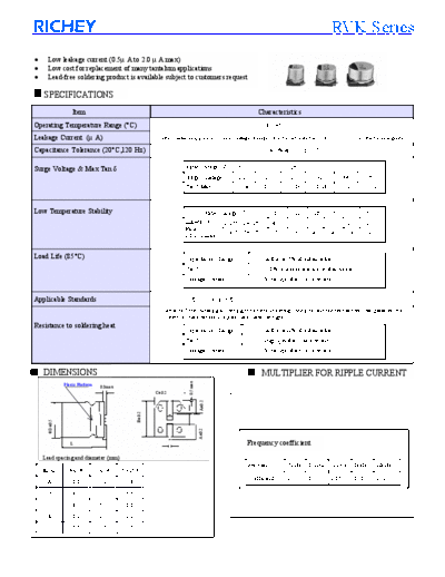 Richey [smd] RVK Series  . Electronic Components Datasheets Passive components capacitors Richey Richey [smd] RVK Series.pdf