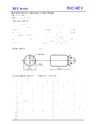 Richey [snap-in] RFL Series  . Electronic Components Datasheets Passive components capacitors Richey Richey [snap-in] RFL Series.pdf