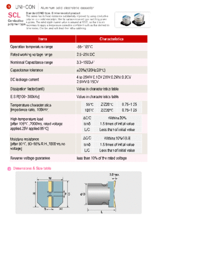 Sungho [polymer smd] SCL Series  . Electronic Components Datasheets Passive components capacitors Sungho Sungho [polymer smd] SCL Series.pdf
