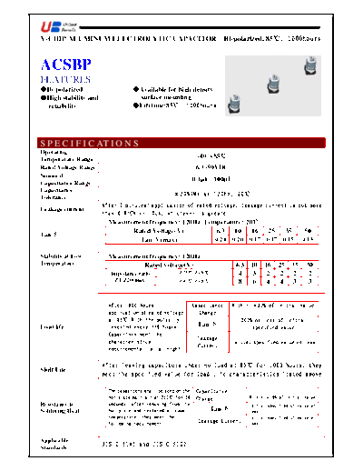 UB [United Benefit] UB [smd] ACSBP Series  . Electronic Components Datasheets Passive components capacitors UB [United Benefit] UB [smd] ACSBP Series.pdf